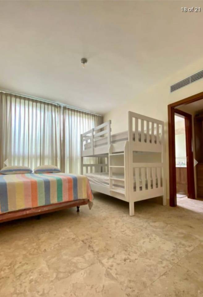 Apartamento frente al mar en Playa Nueva Romana, República Dominicana.