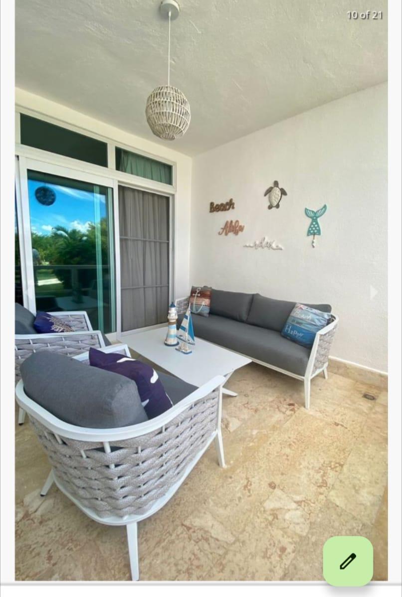Apartamento frente al mar en Playa Nueva Romana, República Dominicana.