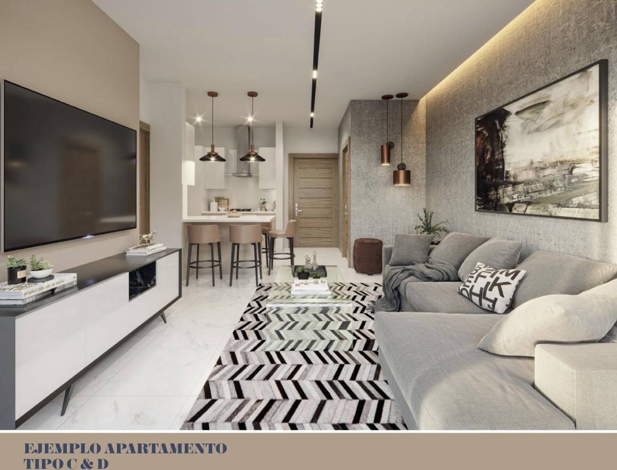 Apartamentos en venta en Santo Domingo D.N., 61 m²