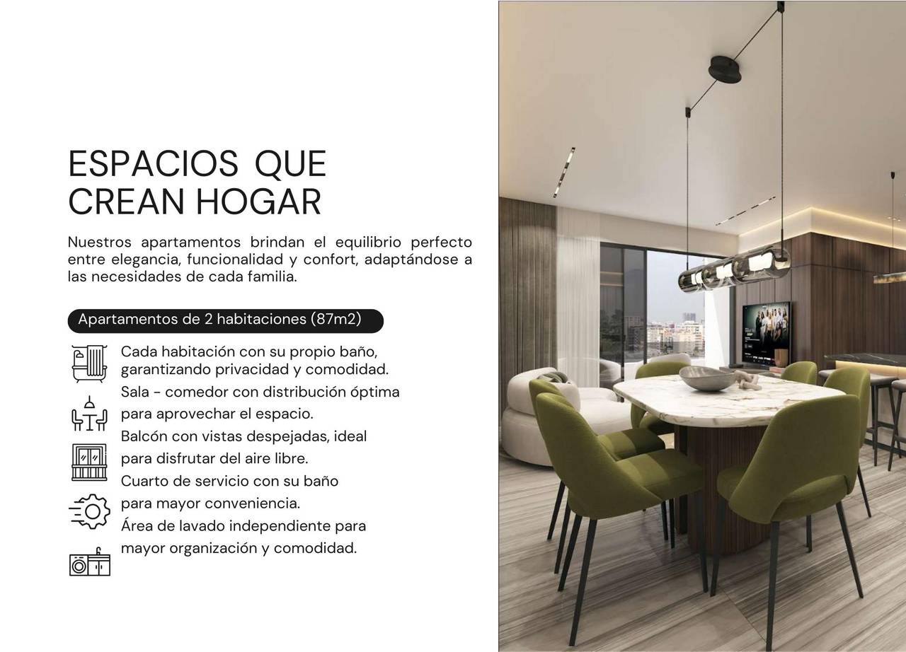 Apartamentos en venta en Santo Domingo Este, 87 m²