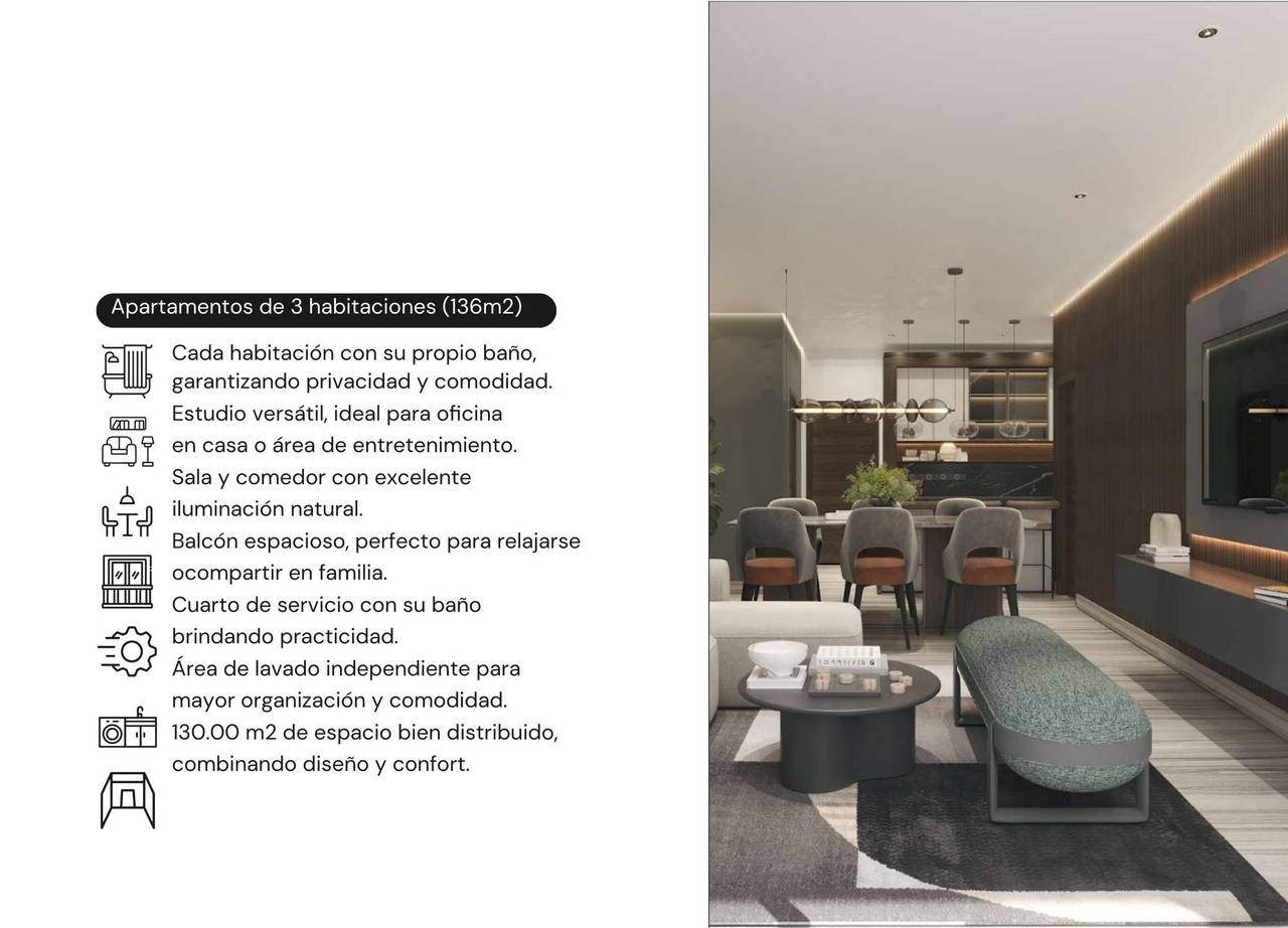 Apartamentos en venta en Santo Domingo Este, 87 m²