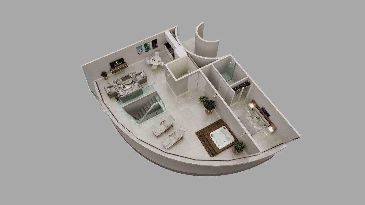 Apartamentos à vendre à Punta Cana, 53 m²