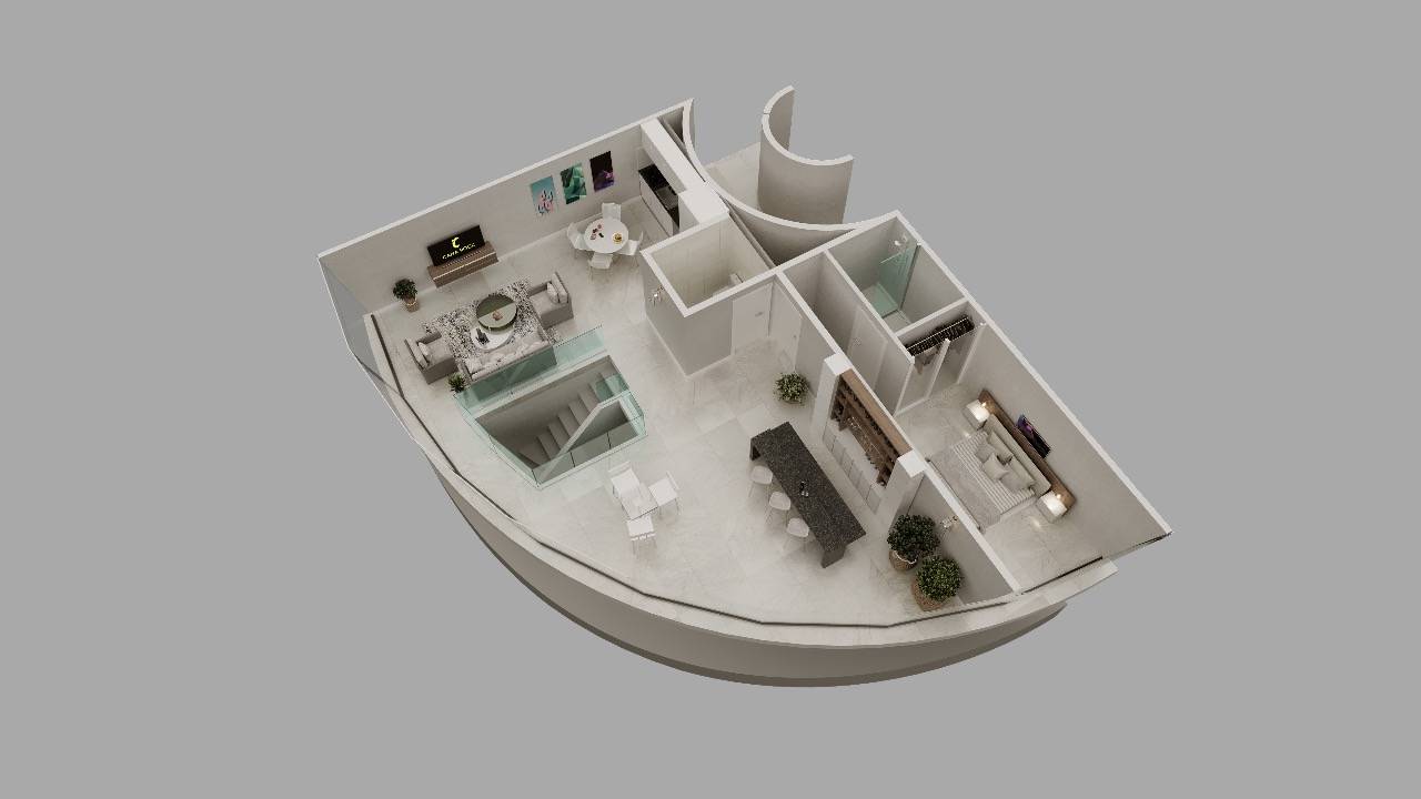 Apartamentos à vendre à Punta Cana, 53 m²