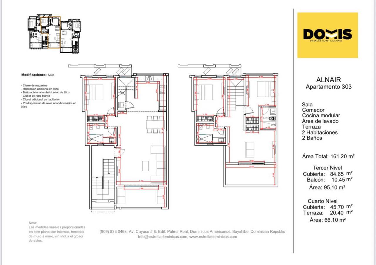 Penthouse en venta en San Rafael Del Yuma, 161 m²