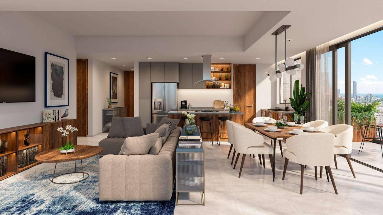 Venta de apartamentos de 2 y 3 habitaciones en proyecto familiar, ubicado en Los Cacicazgos, Santo Domingo, DN.
