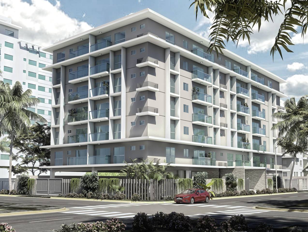 Apartamentos de 2 habitaciones y 2.5 baños con 2 parqueos en Gazcue