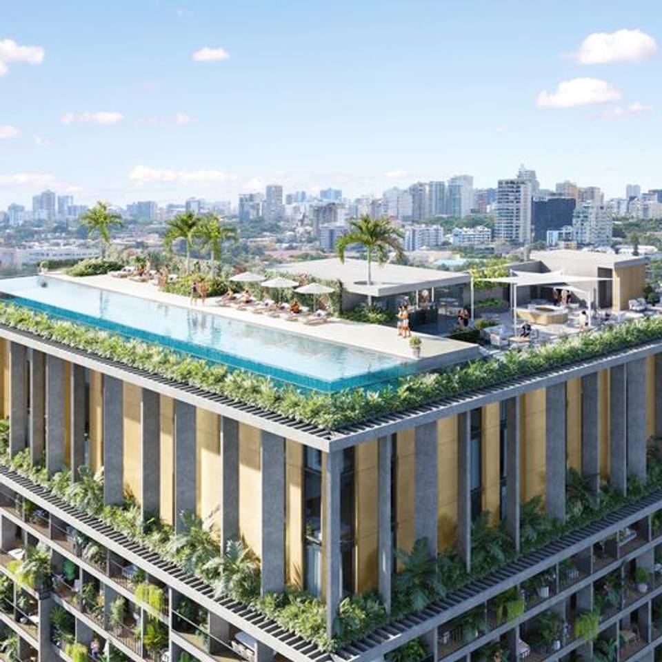 Apartamentos de venta en proyecto Jardines de Bellas Artes