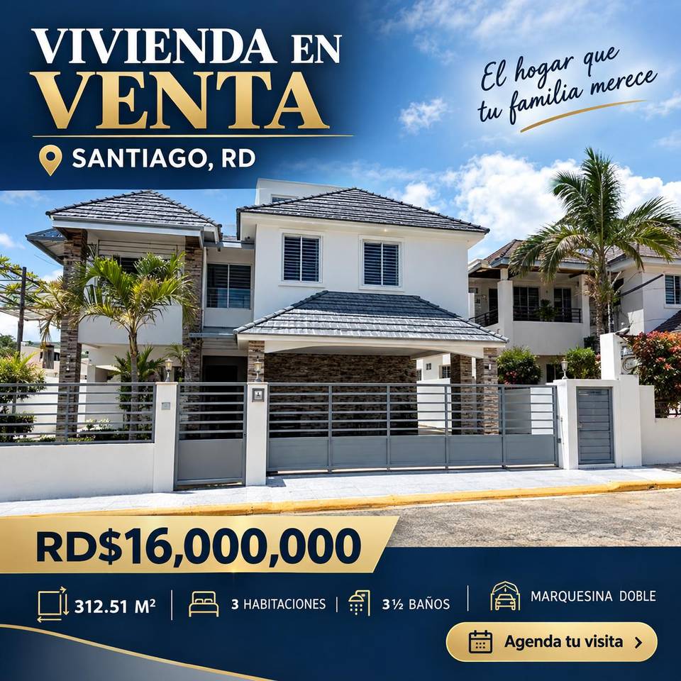 Casas en venta en Santiago, 313 m²