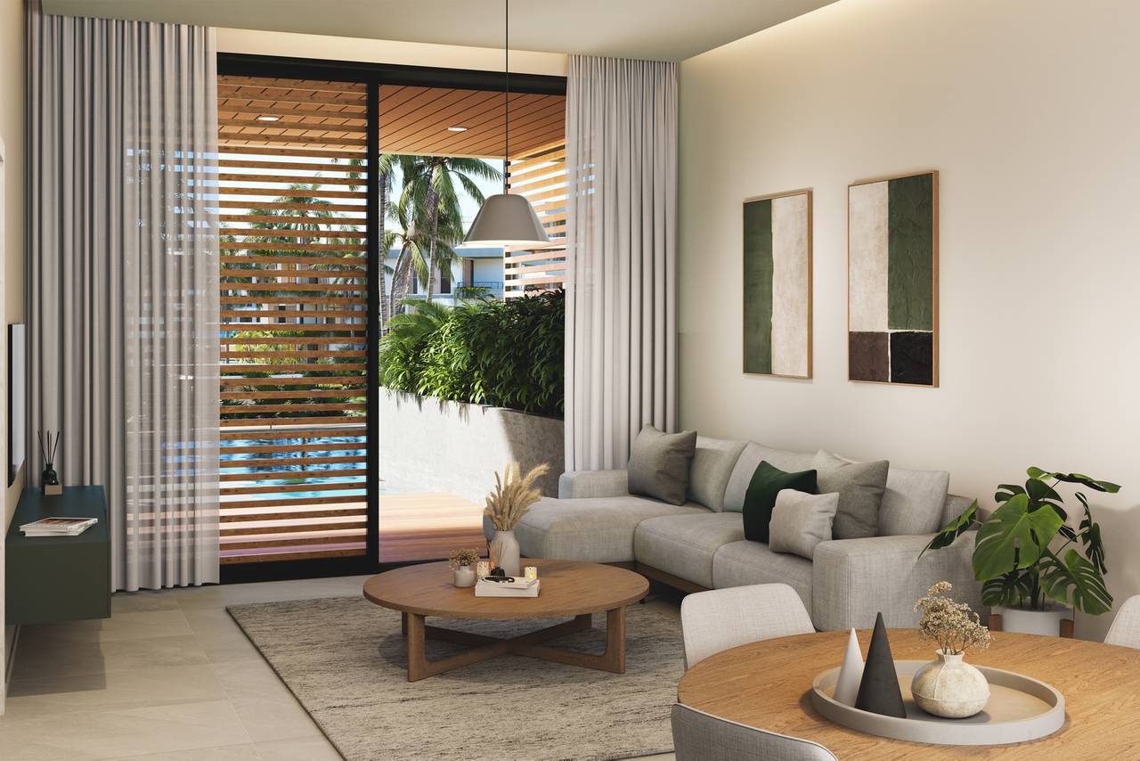 Increíble apartamento 1,2 y 3 habitaciones en proyecto "River Island" en Bávaro- Punta cana
