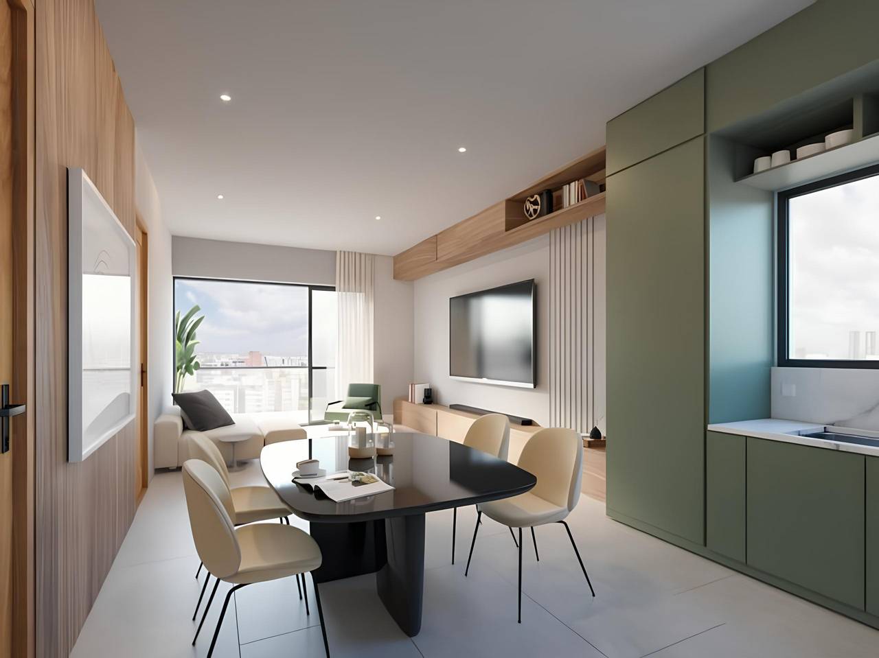 Venta de apartamentos de 1, 2 y 3 habitaciones en Moderna torre ubicada en Piantini, Santo Domingo