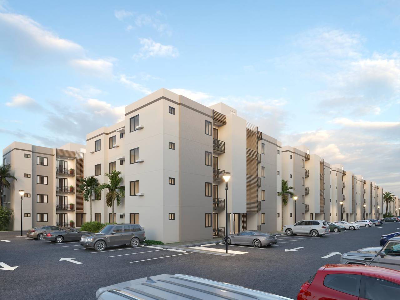 Apartamentos en venta de 2 Habitaciones y 1 parqueo en Punta Cana