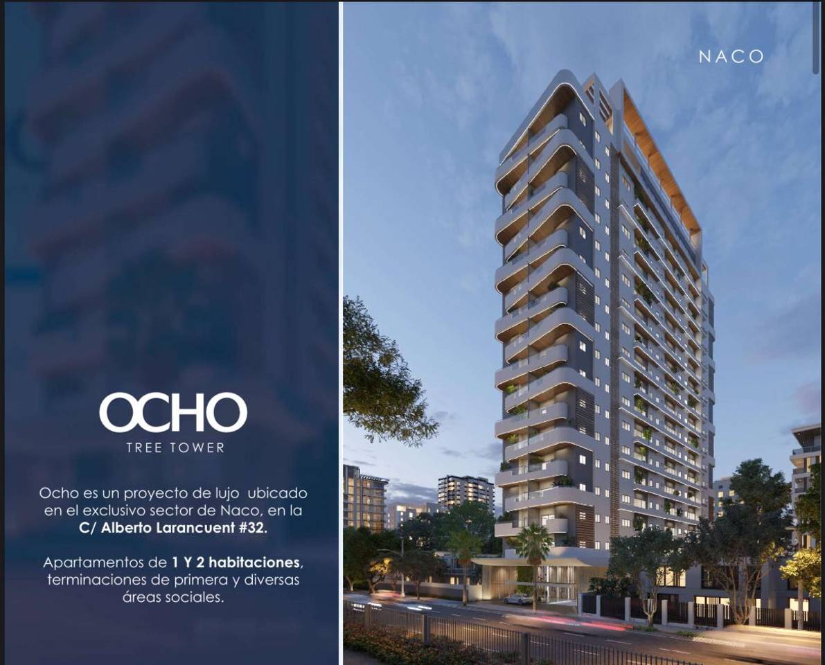 Apartamentos en venta en Santo Domingo D.N., 58 m²