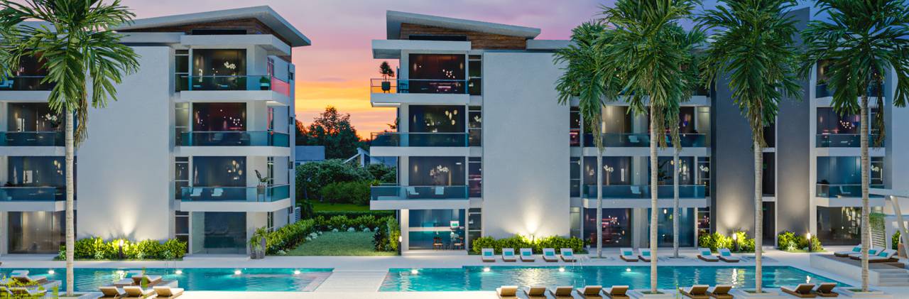 Increíble apartamento 2 habitaciones Proyecto Turquoise Las Canas Residences