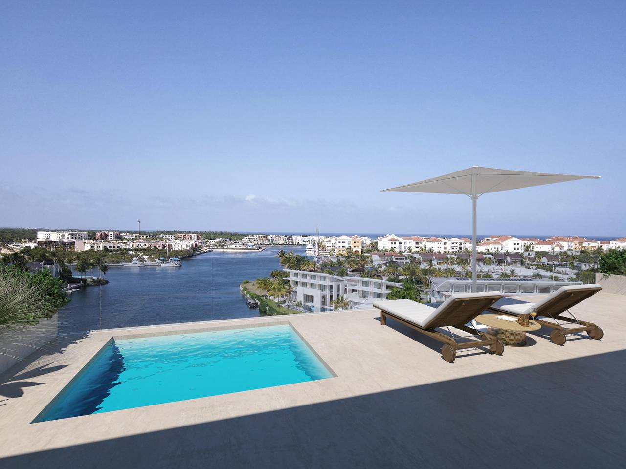Apartamentos en venta en Punta Cana, 59 m²