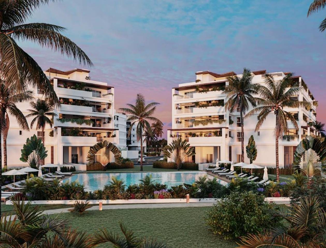 Apartamentos en venta en Punta Cana, 70 m²