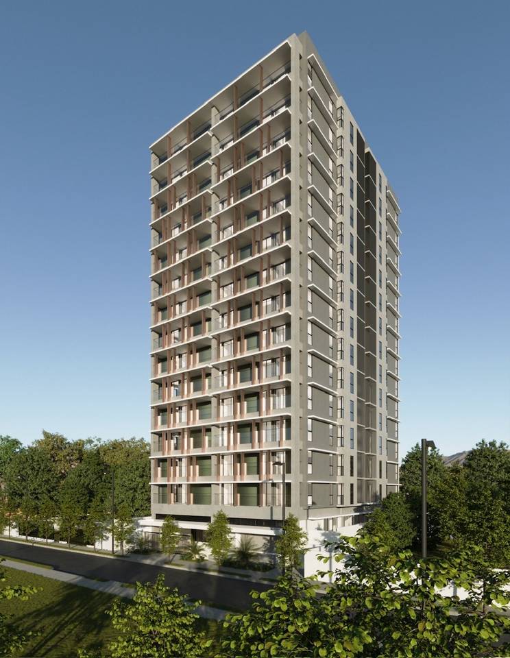 Torre de apartamentos en plano de venta en la Esperilla Santo Domingo