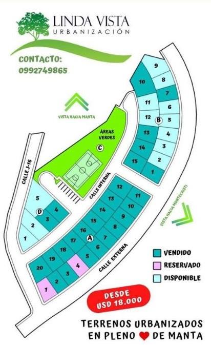 Land in Loma El Castillo - Jocay Neighborhood Manta