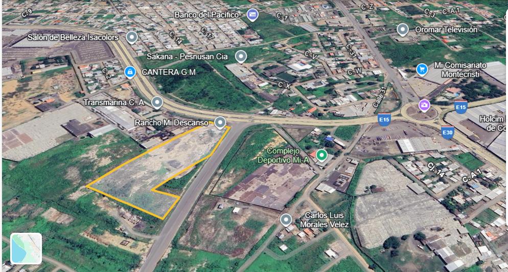 Terreno en venta en Ecuador | Manabí | Montecristi, Vía Circunvalación tramo 2, Sector la Tejedora