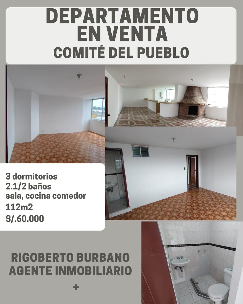 Departamento en venta en Pichincha | Quito | Comité del Pueblo, Comité Del Pueblo Juan Molineros frente al Dinapen