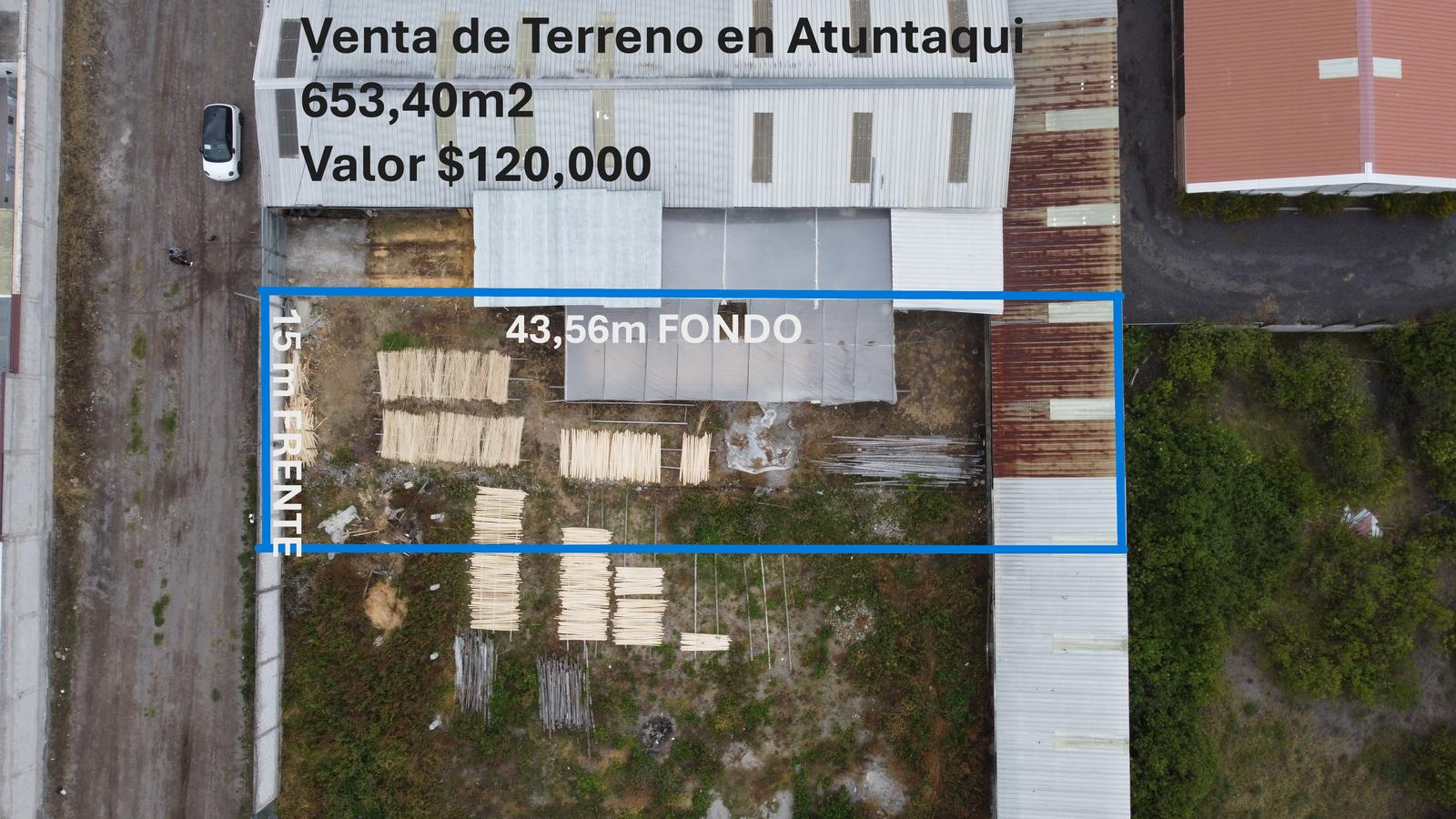 Terreno en venta en Imbabura | Antonio Ante | Atuntaqui, Atuntaqui German Martinez y transversal