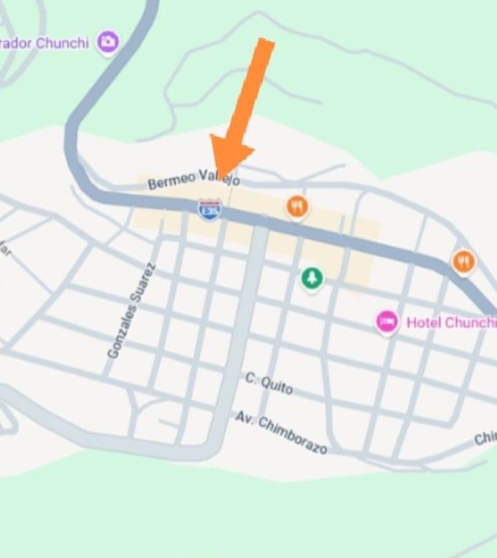 Terreno en venta en Chimborazo | Chunchi | Centro de Chunchi, Bermeo Vallejo Y la "Y" Panamericana Norte