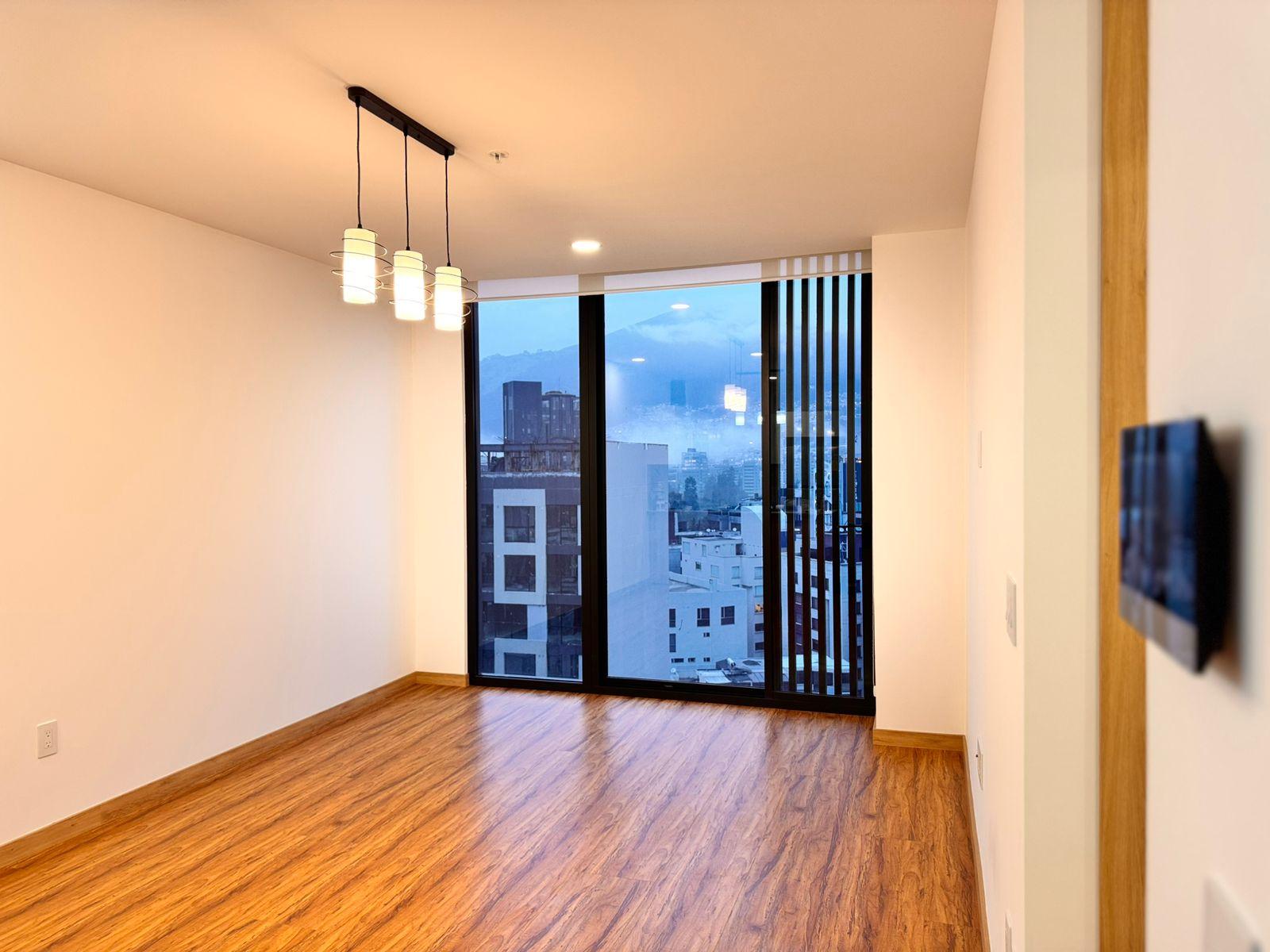 Departamento en alquiler en Pichincha | Quito | La Carolina, Suite de venta en el edificio Seis Residencias norte de Quito, 50 m²
