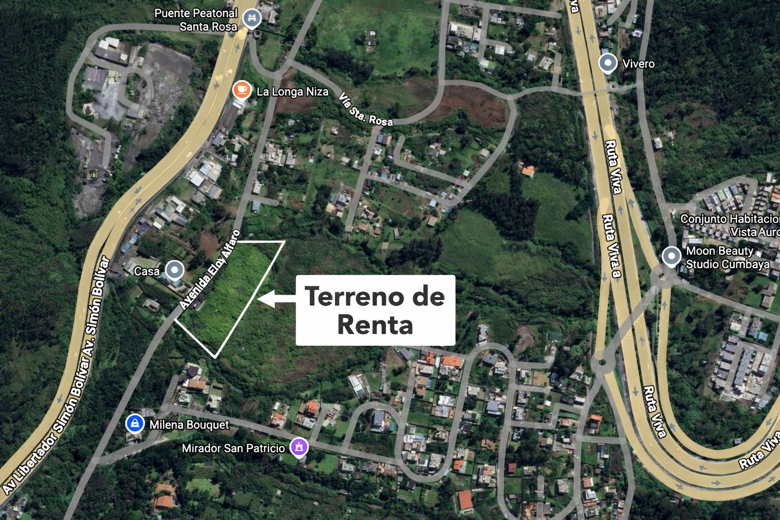 Terreno en alquiler en Pichincha | Quito | San Patricio de Cumbayá, Terreno en Renta – Santa Rosa / San Patricio de Cumbayá, 50 m²