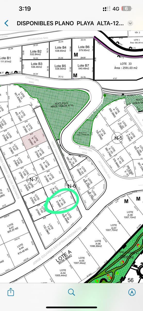 Terreno en venta en Manabí | Manta | Santa Marianita, Santa Marianita, Playa Alta