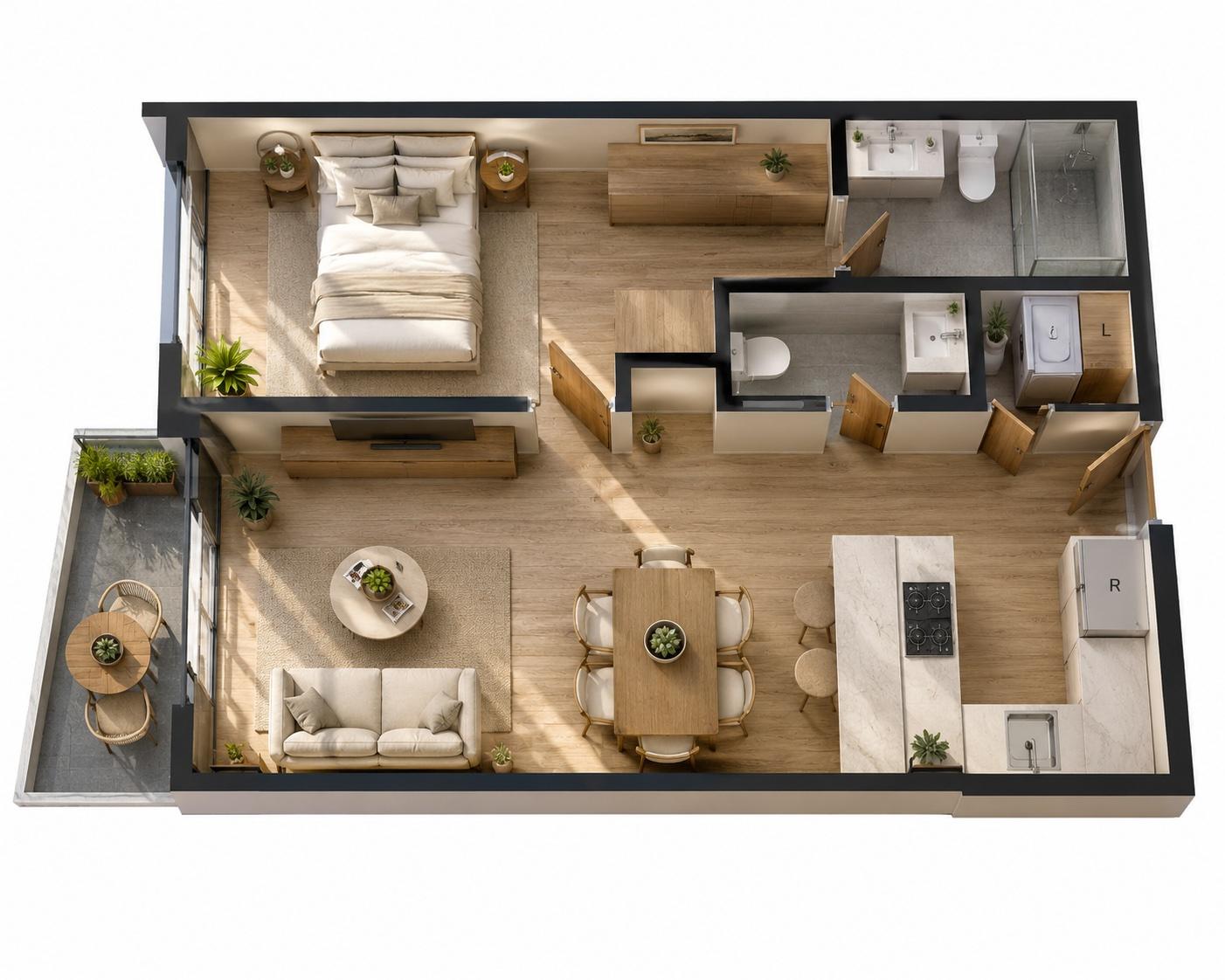 Departamento en venta en Pichincha | Quito | González Suárez, Jimenez de la Espada Suite en Venta piso 4, 52 m²