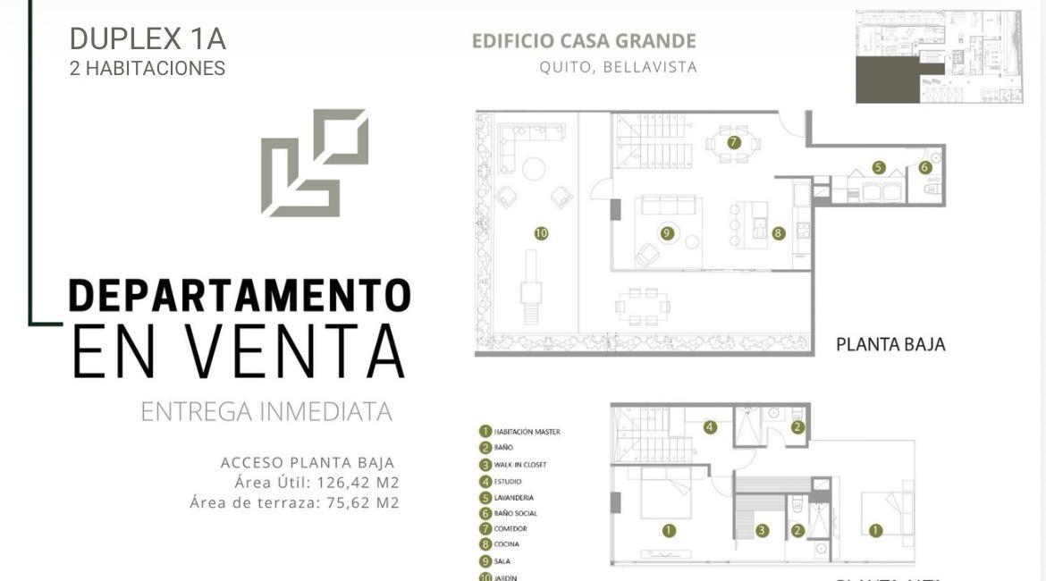 Departamento en venta en Pichincha | Quito | Bellavista, Quiteño Libre y El monitor, 202 m²
