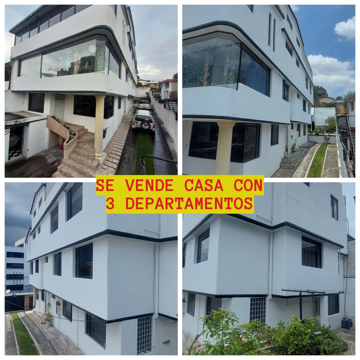 Casa EN VENTA DE 3 PISOS NORTE DE QUITO