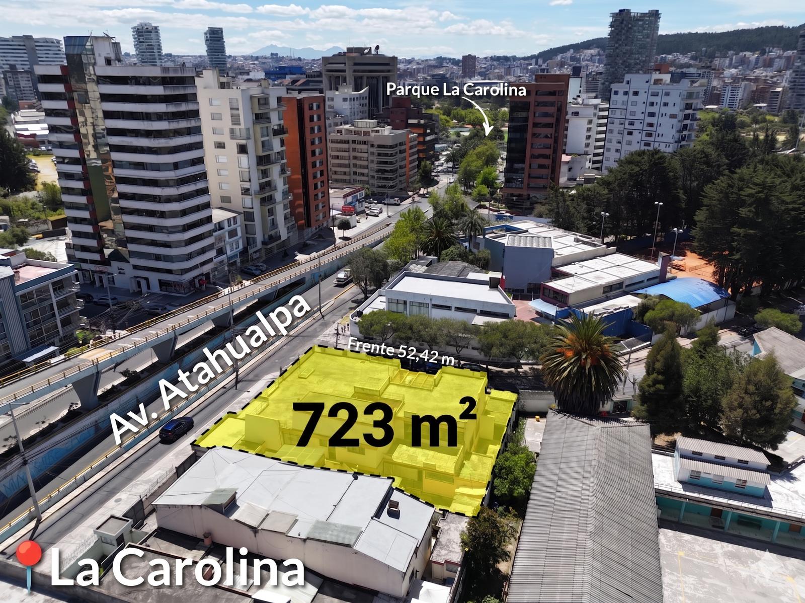 Terreno en venta en Pichincha | Quito | La Carolina, ATAHUALPA - E1-172 E IÑAQUITO