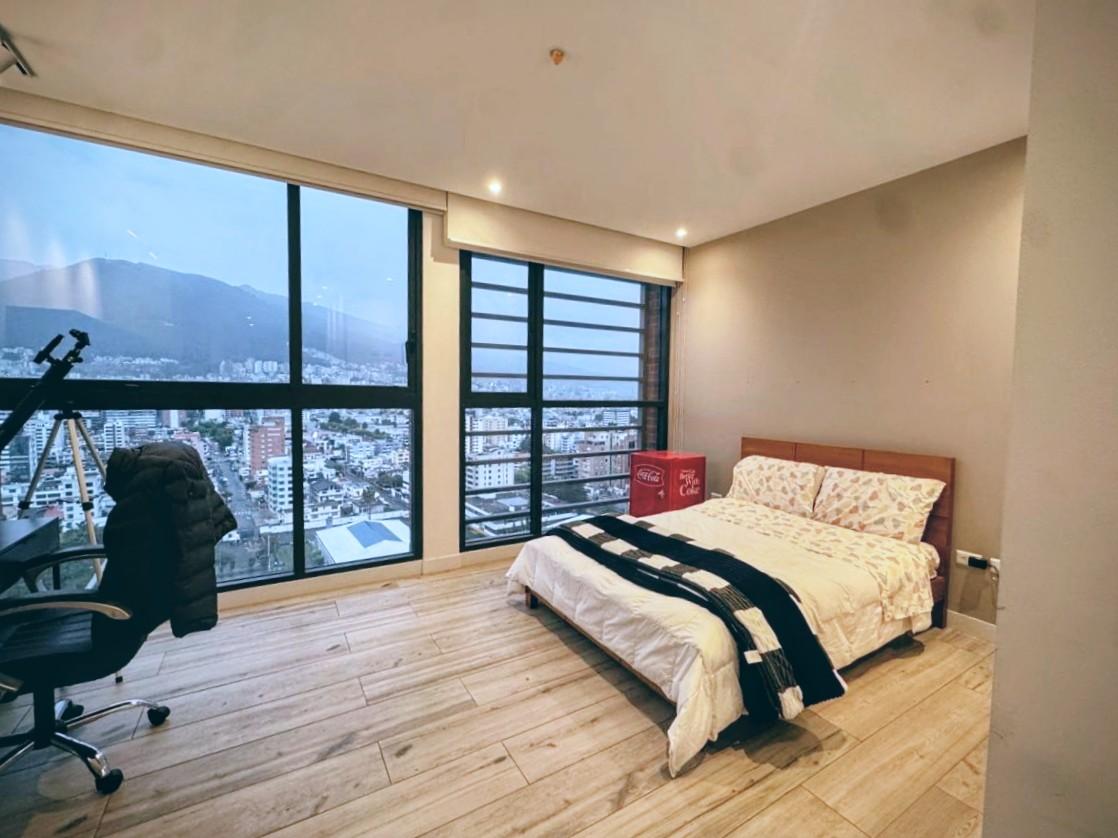 Departamento en venta en Pichincha | Quito | Iñaquito, En Venta, Suite vista espectacular piso alto, edificio Solari, 51 m²
