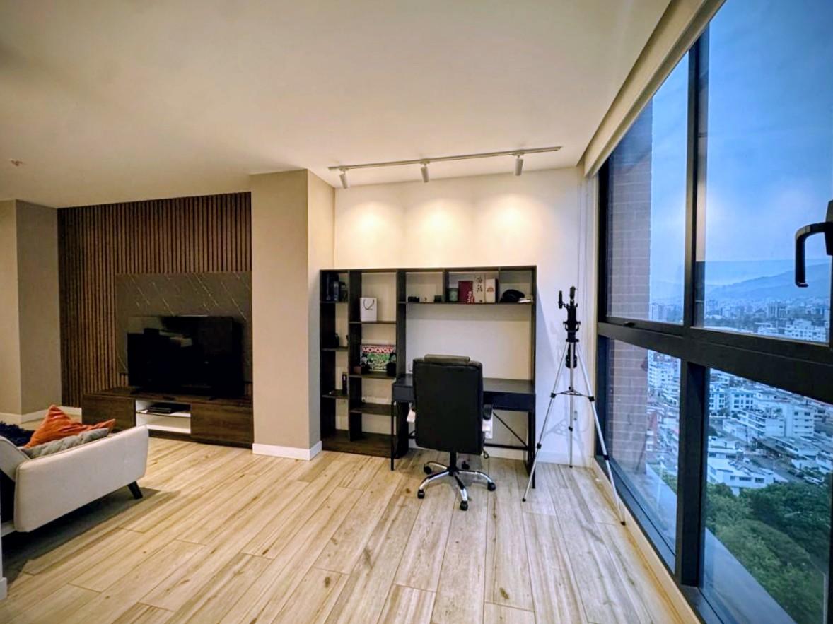 Departamento en venta en Pichincha | Quito | Iñaquito, En Venta, Suite vista espectacular piso alto, edificio Solari, 51 m²