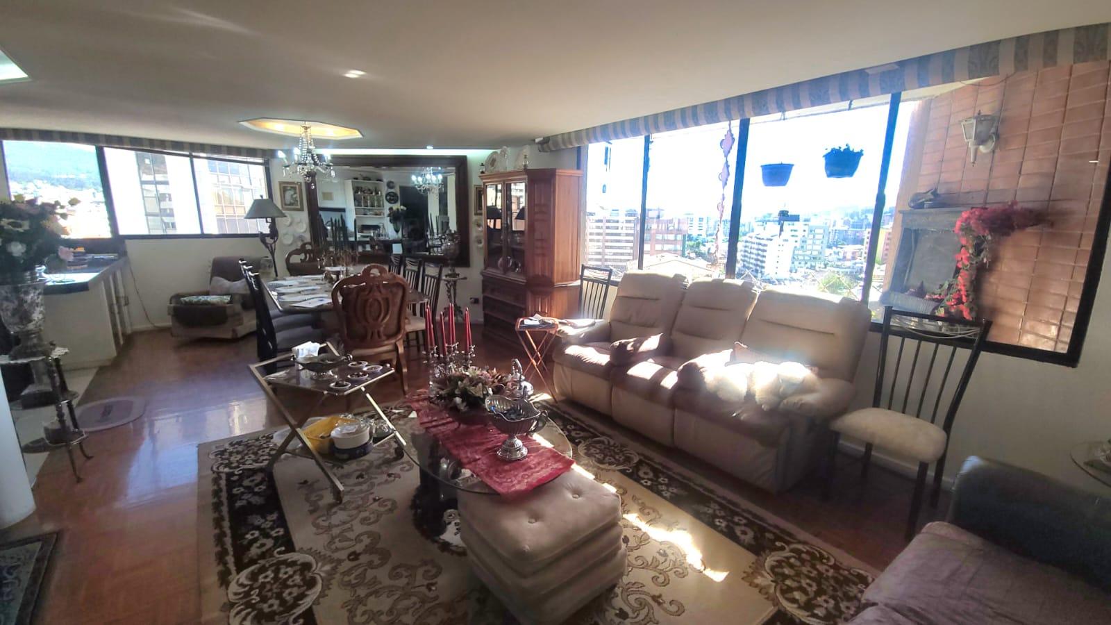 Departamento en venta en Pichincha | Quito | La Mariscal, DEPARTAMENTO EN VENTA 161 M2 4 HABITACIONES 1 PARQUEADERO VISTA, 182 m²