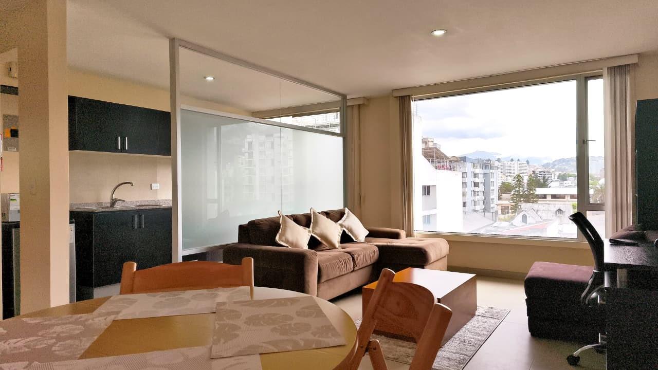 Departamento en alquiler en Pichincha | Quito | La Mariscal, Jerónimo Carrion PONTIFICIA UNIVERSIDAD CATÓLICA, 56 m²