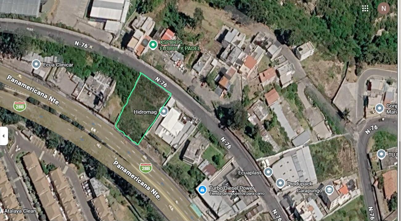 Terreno en venta en Pichincha | Quito | Carcelén, Vendo Terreno Carcelén N76 y Panamericana Norte