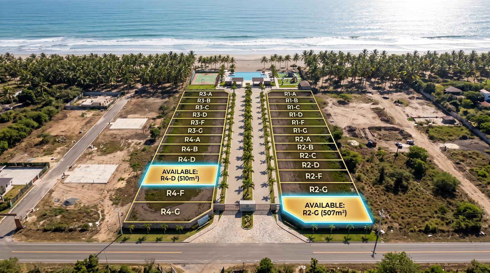 Terreno en venta en Manabí | Pedernales | Cojimíes, Vía Pedernales - Cojimíes