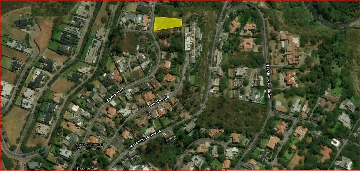 Terreno for sale in Pichincha | Quito | Cumbayá, URBANIZACION PILLAGUA | TERRENO 1482M2 EN LA PARTE ALTA DE LA URBANIZACION