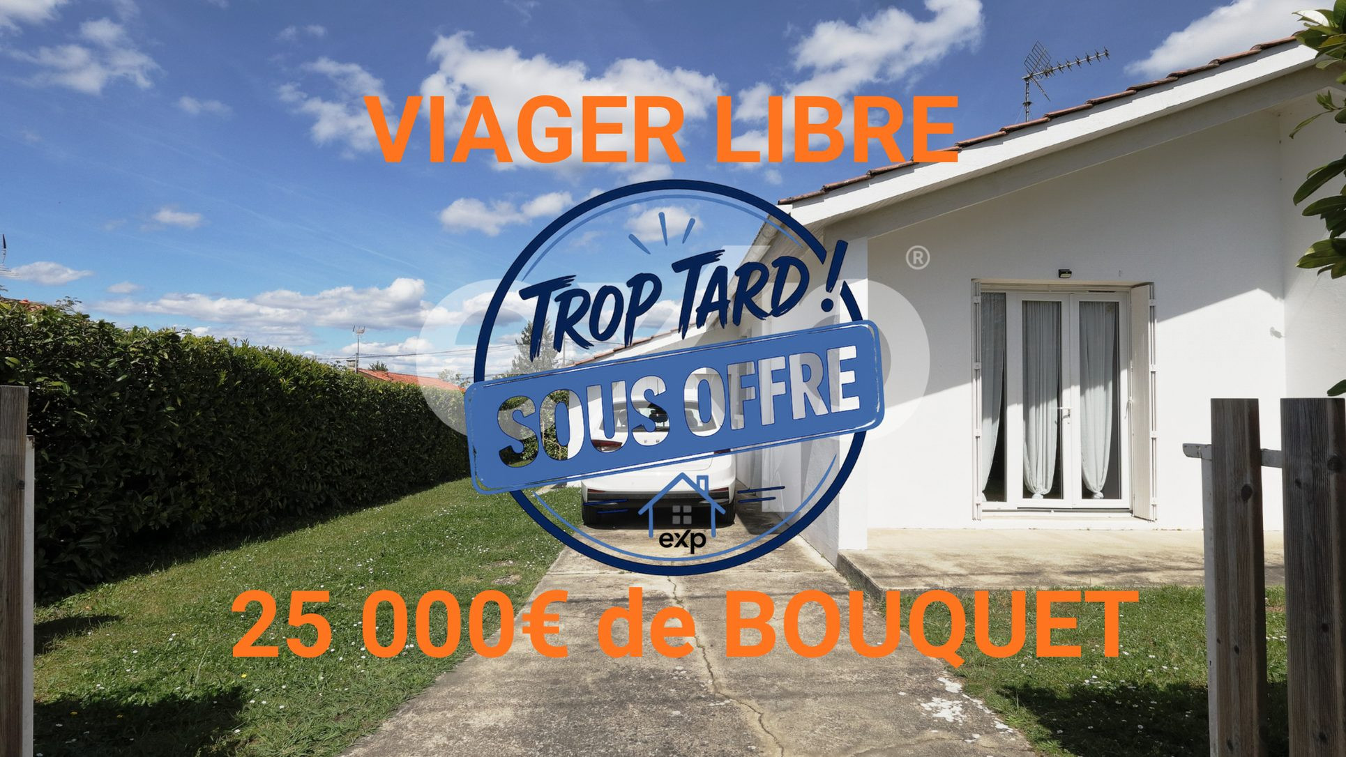 VIAGER LIBRE LOUÉ - RENTABILITÉ IMMÉDIATE - MAISON T4 PLAIN-PIED - MONT-DE-MARSAN