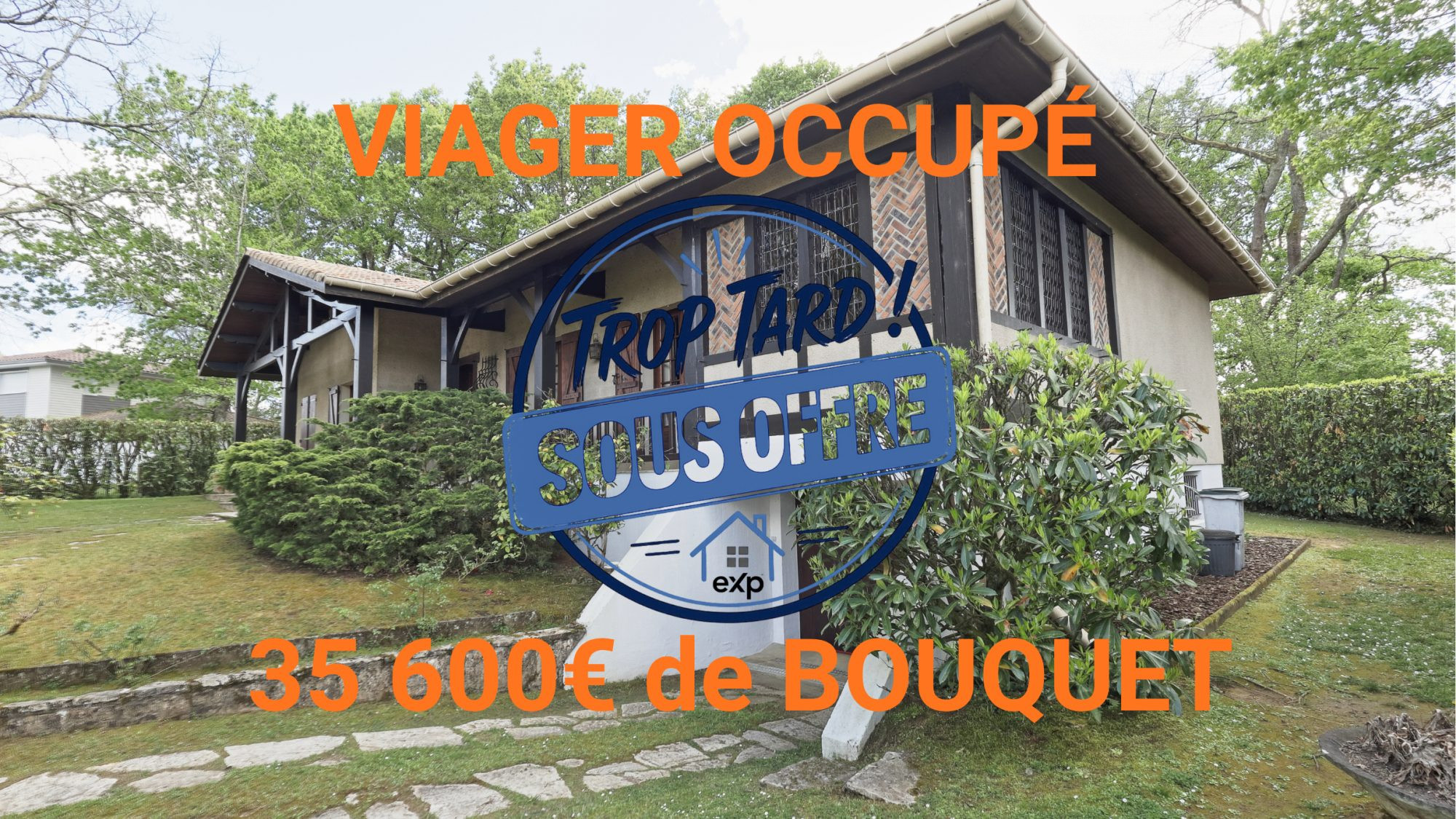 MAISON DE CHARME EN VIAGER OCCUPÉ - INVESTISSEMENT PATRIMONIAL SÉCURISÉ