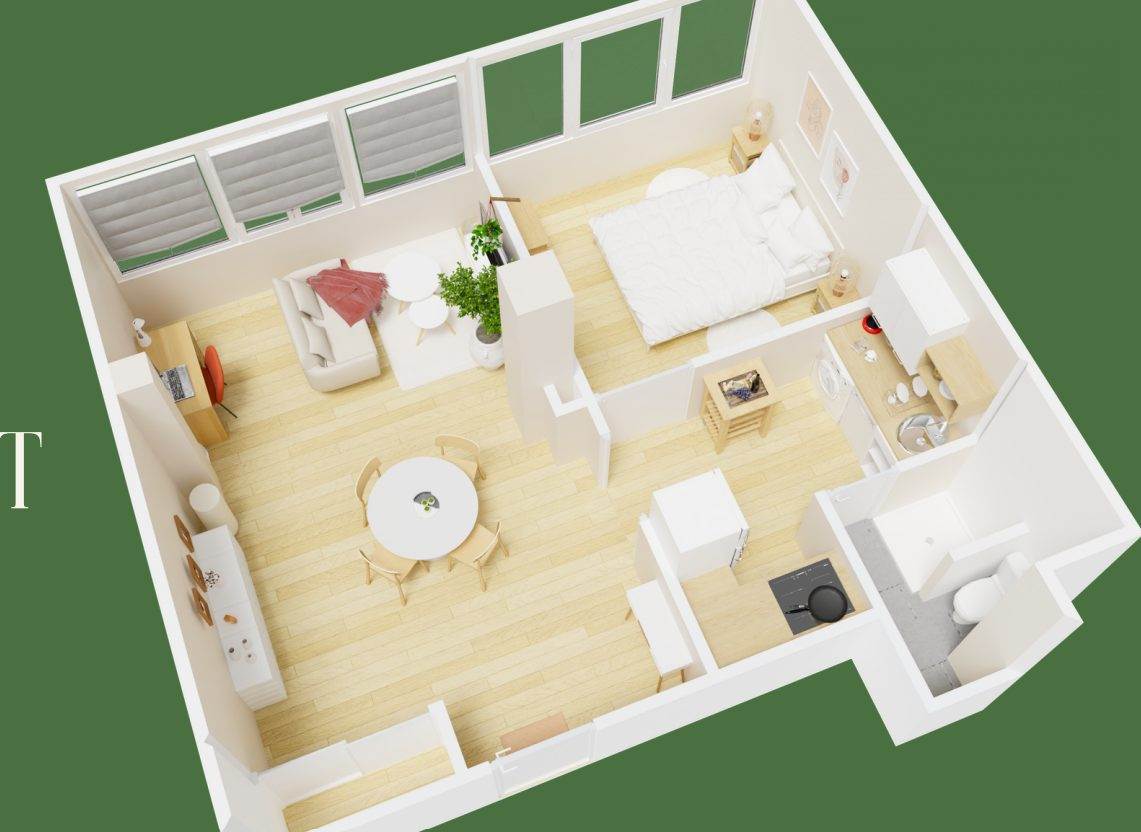 Apartment for rent in Toulon, 39 m²