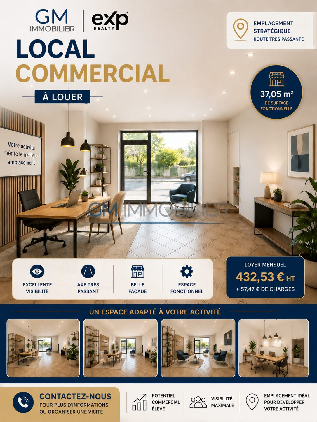 Immobilier pro à louer à Mont-de-Marsan