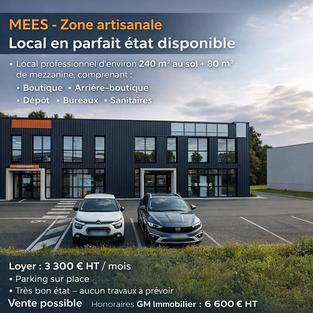 Immobilier pro à louer à Dax