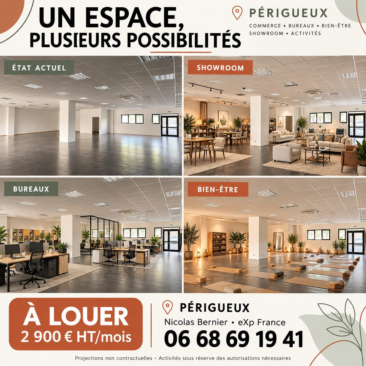 Commercial Real Estate for rent in Périgueux
