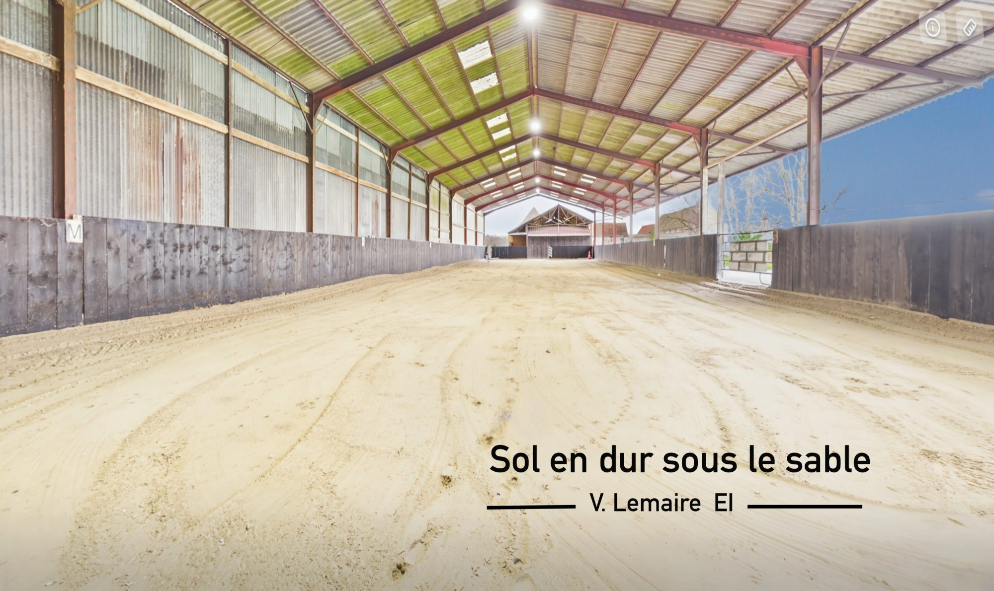 Terrain et entrepôt de stockage
