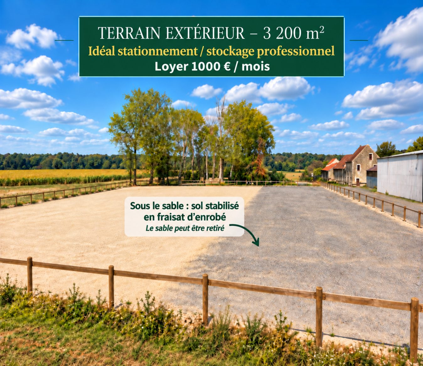 Terrain dans Fontenay-Trésigny