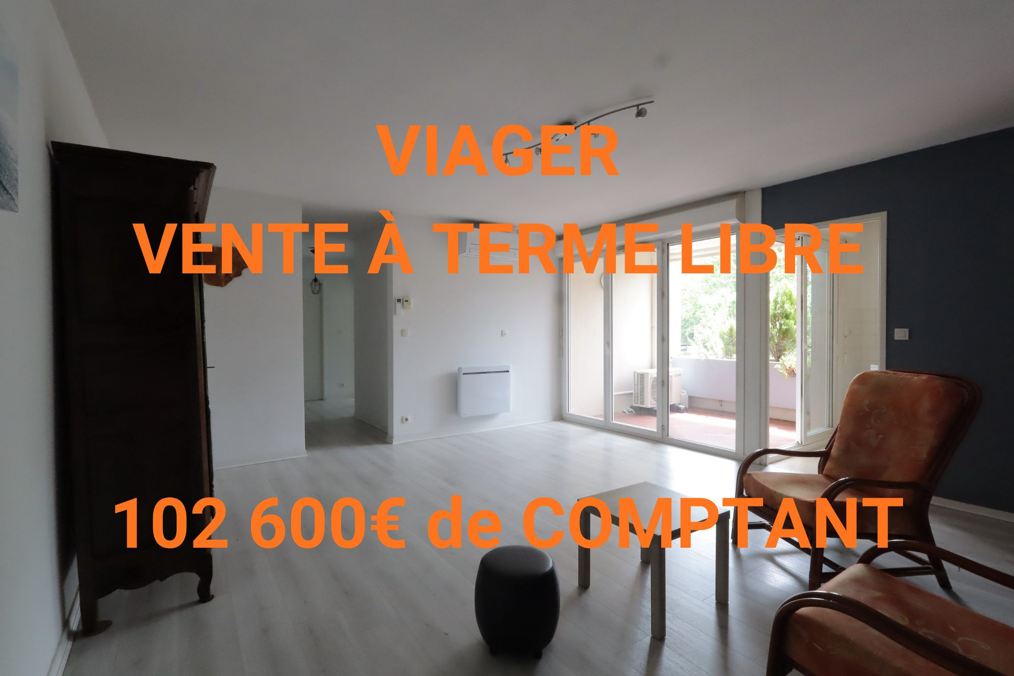 APPARTEMENT T3 - VENTE À TERME LIBRE - INVESTISSEMENT SANS BANQUE - ÉTOILE DE PALMER