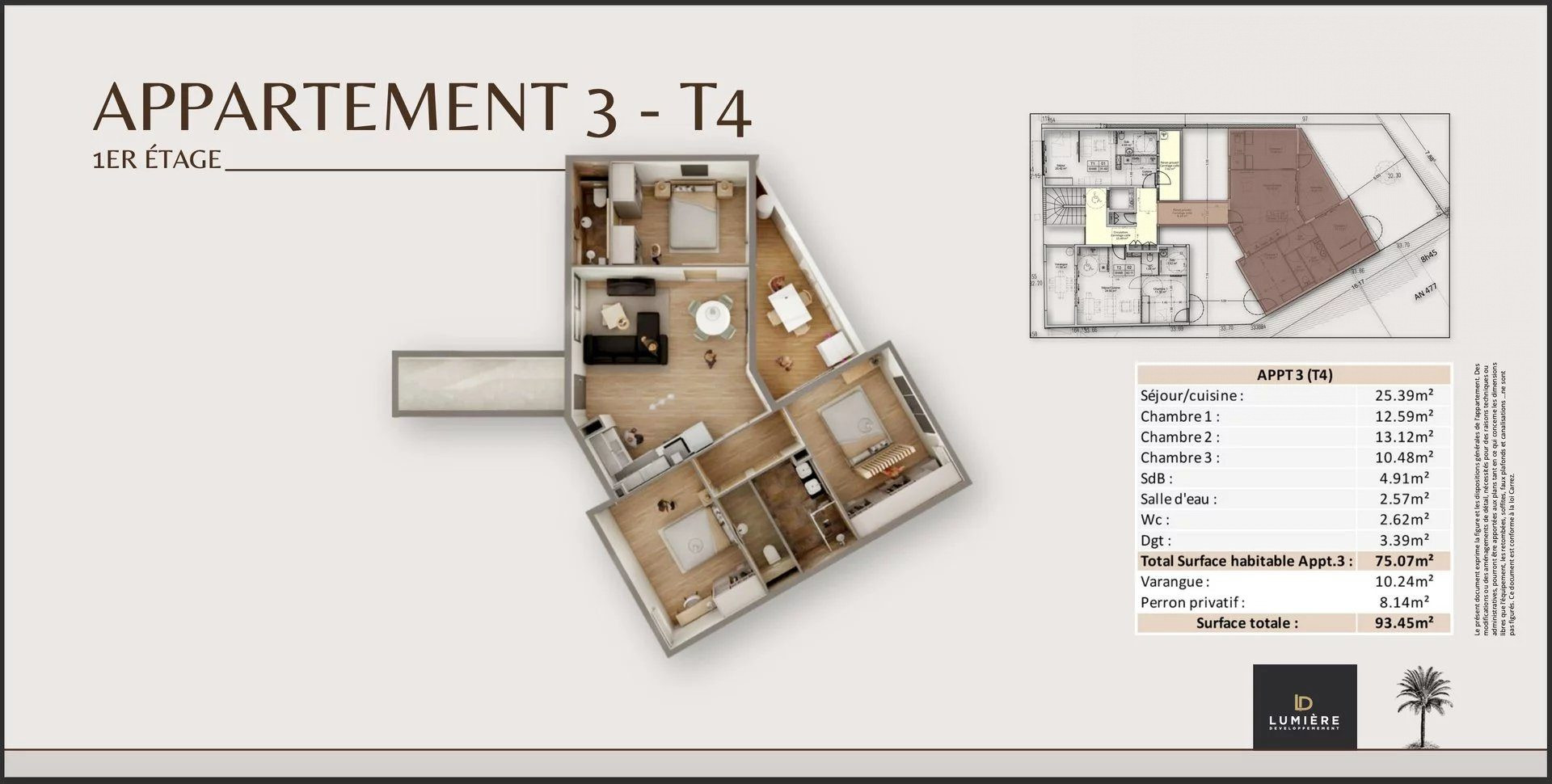 SAINT-DENIS / NEW T2 APARTMENT / PREMIUM STANDING 4
