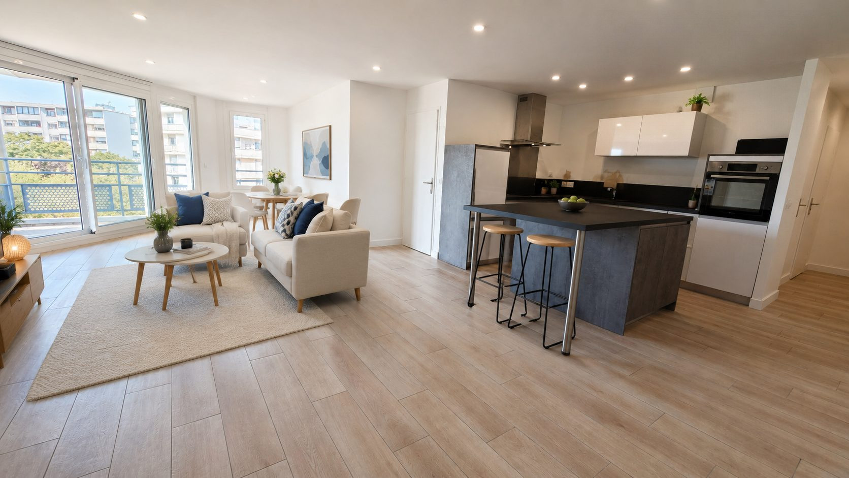 Superbe T3 Moderne vue dégagée au calme !